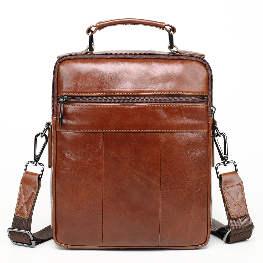 MEIGARDASS Genuine Leather Messenger Bag Men Shoulder Bag Business Briefcase Male iPad Tablet Handbag Crossbody Bags Tote Purse