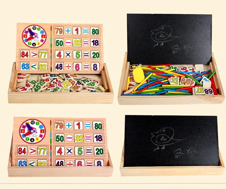 mylb Arrival Baby Toys Count Sticks Math Wooden Toys Digital Operation Box Educational Blocks Drawing Toy Child Birthday Gift