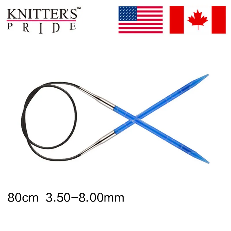 

Knitter's Pride Marblz 80cm Fixed Circular Needles DIY Craft Knitting Needle