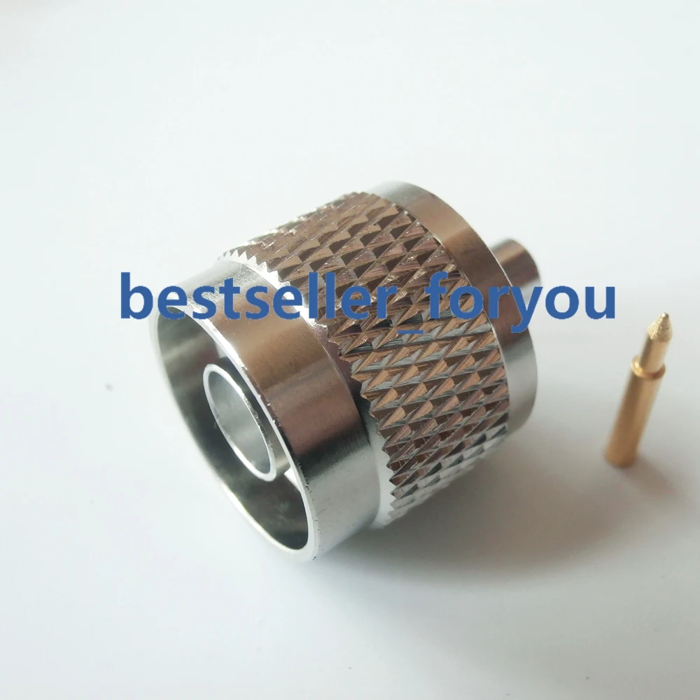 RF Koaxial N Typ Männlich RF Connector Solder Für Semi Rigid.141 "RG402 Kabel Gerade Adapter