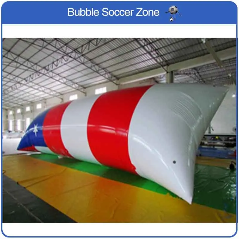 จัดส่งฟรี 8x3 m PVC น้ําหยดกระโดด Aqua Air Blob กระโดดพองน้ําหยดน้ํา Trampoline กระโดดหมอนน้ํา Air Bag