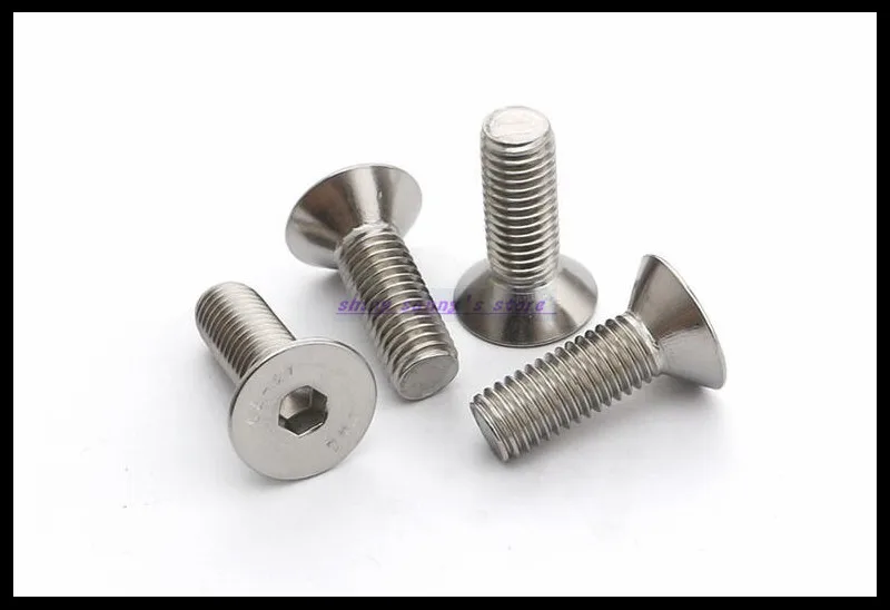 

200pcs/Lot DIN7991 Metric M2.5 Stainless Steel Flat Countersunk Head Drive Hexagon Socket Cap Screw Bolt Brand New