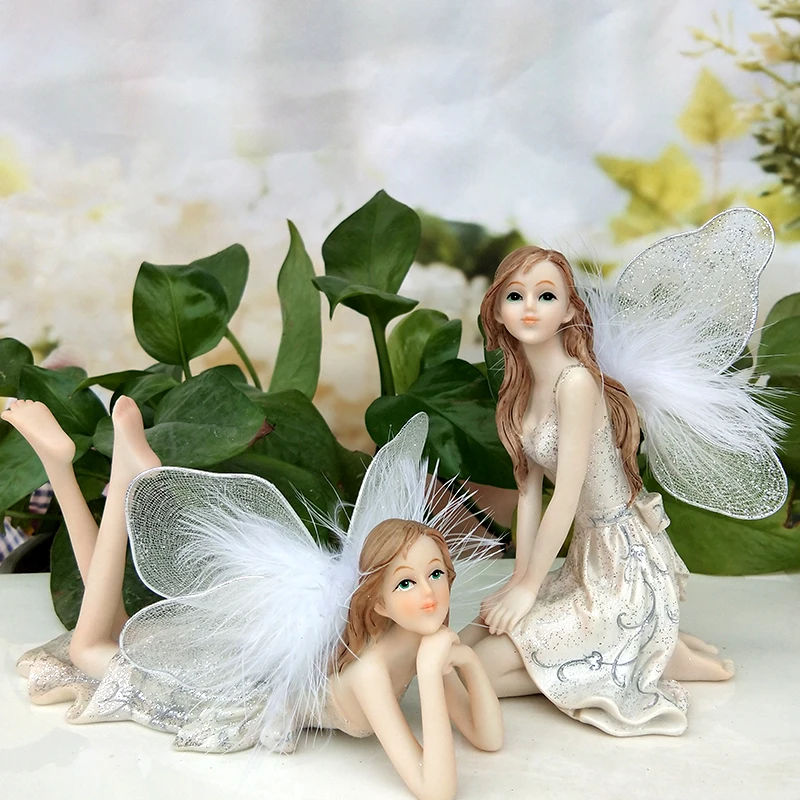 

Fairy Statue Resin Ornament Garden Decoration Angel Figurine angel resin garden statue figure fairy