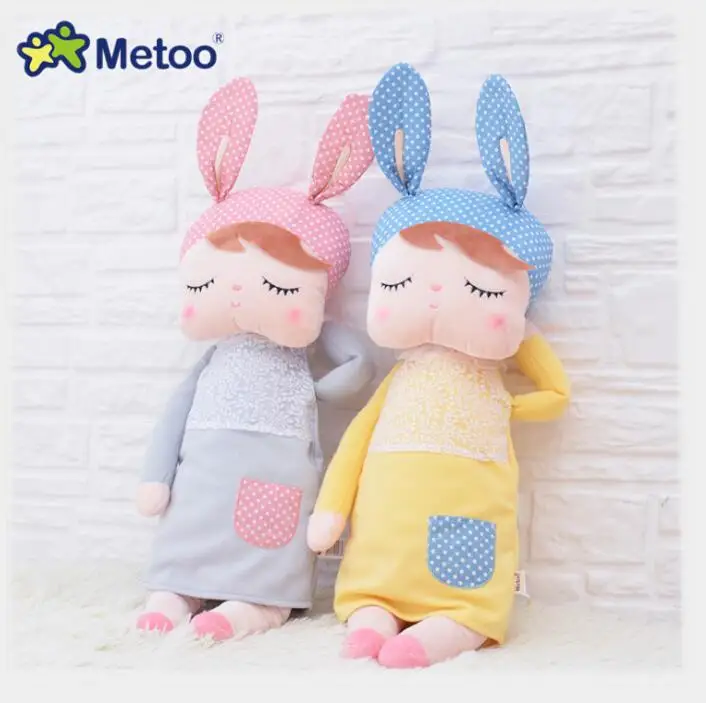 Metoo Doll Stuffed Toys Plush Animals Kids Toys for Girls Children Boys Kawaii Baby Plush Toys Cartoon Angela Rabbit Soft Toy