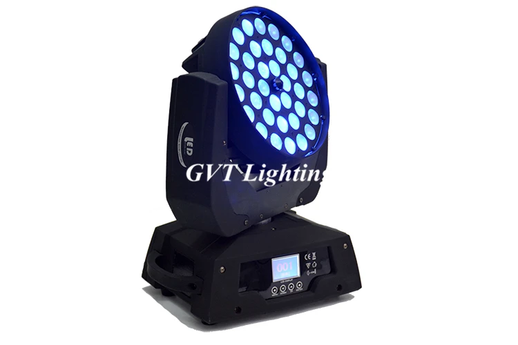 Hot Sale 8pcs/lot 36 x 12 Watt RGBW Pro Quad Color Led Zoom Moving Head Light Stage Wall Washing DJ Equipment Smooth Zoom