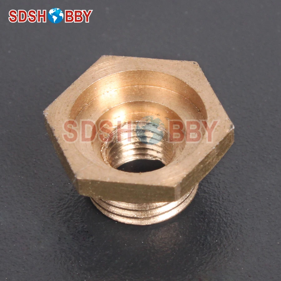 Rcexl 10mm to 1/4-32mm Spark Plug Copper Bushing Adapters