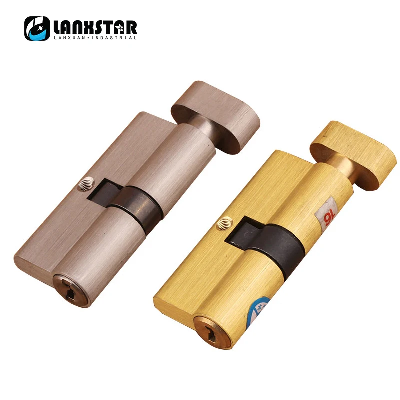 All Copper Large 70 Knob Small 70 Single Open C-class Blade Lock Core Universal Security Door Super B-class C-class Locks Core