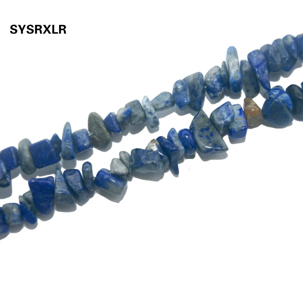 5-8MM Irregular Shape Freeform Chip Natural Stone Bead Pink Quartz Amethysts Agates Lapis Lazuli For Jewelry Making DIY Necklace