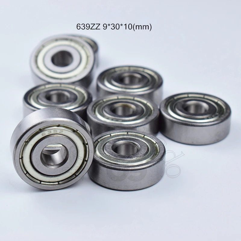 

Bearing 10pcs 639ZZ 9*30*10(mm) chrome steel Metal Sealed High speed Mechanical equipment parts