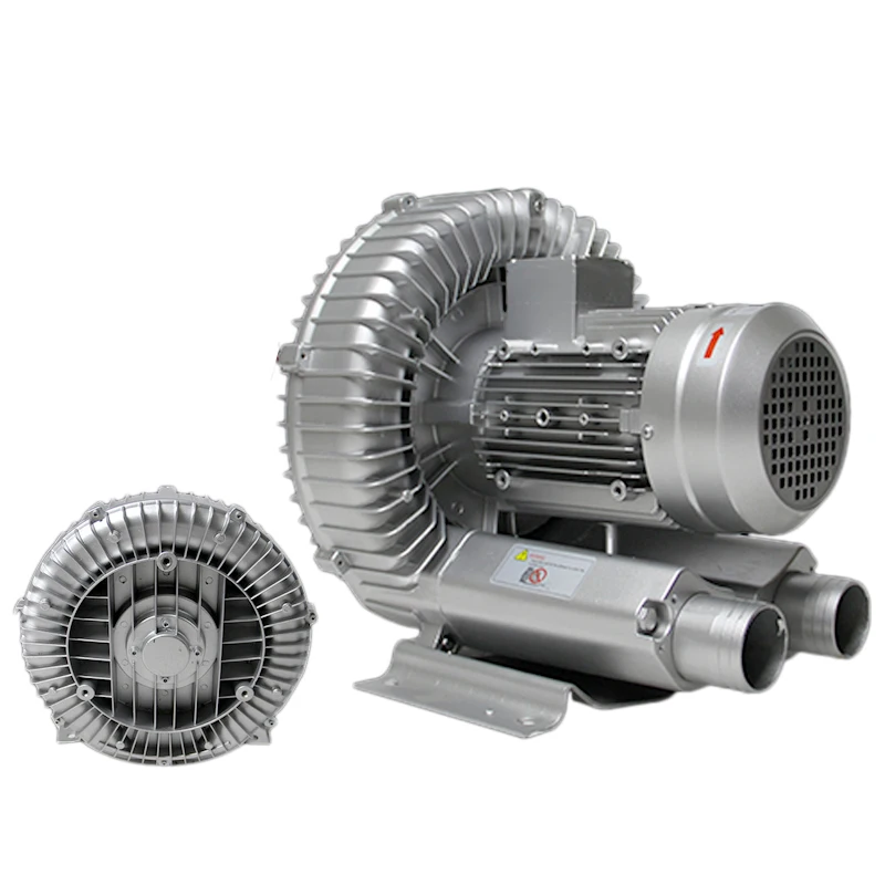 750W Industrial High Pressure Vortex Vacuum Pump 220V 1PH Dry Air Blower for Industrial Machine