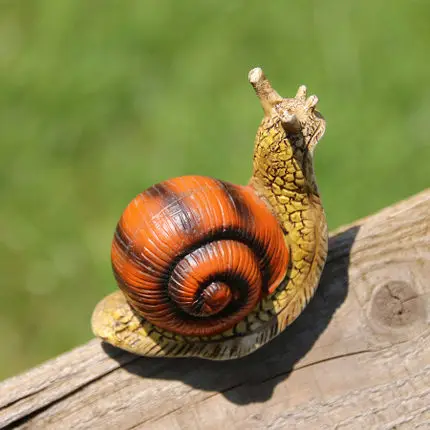 Resin Snail Decoration, Garden Decoration, Garden Villa Landscape, Animal Simulation, Children's Accessories Sculpture