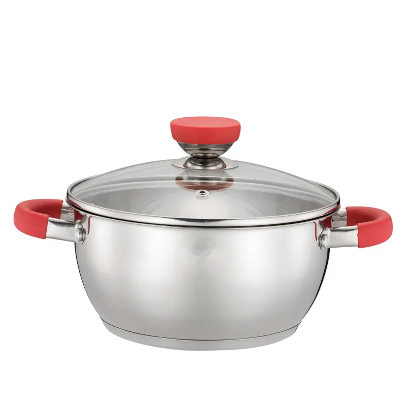 

Casserole stew pot cookware pot cookware cooker with silicone handle