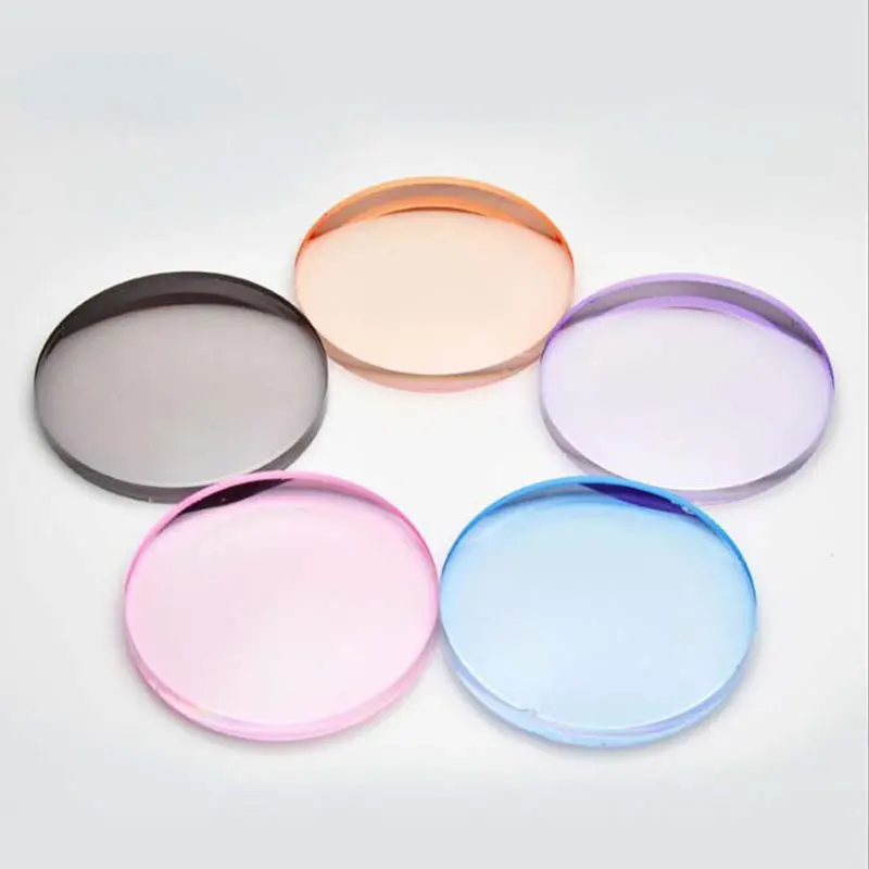 Index1.56 thin tinted Cr-39 Single Vision eyeglasses prescription lenses reading myopia lens multifocal/Color lens