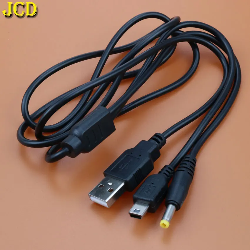 

JCD 2 in 1 USB Charger Cable For PSP 1000 2000 3000 Charging Transfer Data Powe Cord For PSP2000 Power Cable Game Accessory