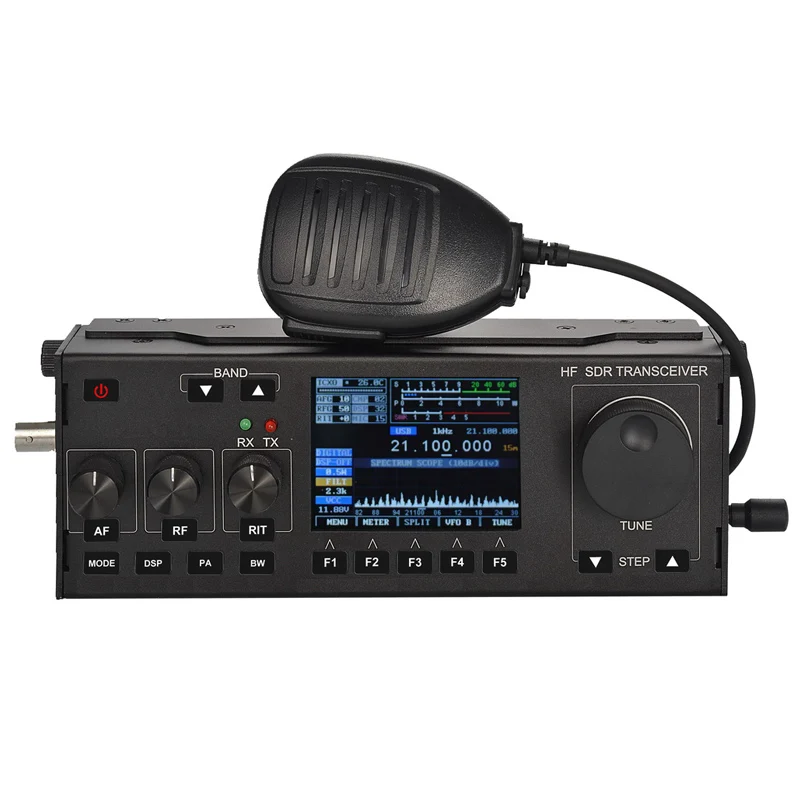 RS-918 10 watowy Transceiver HF SDR RX:1.8-30MHz TX: wszystkie pasma HF HAM, SSB(J3E),CW,AM (tylko RX),,FM, FREE-DV