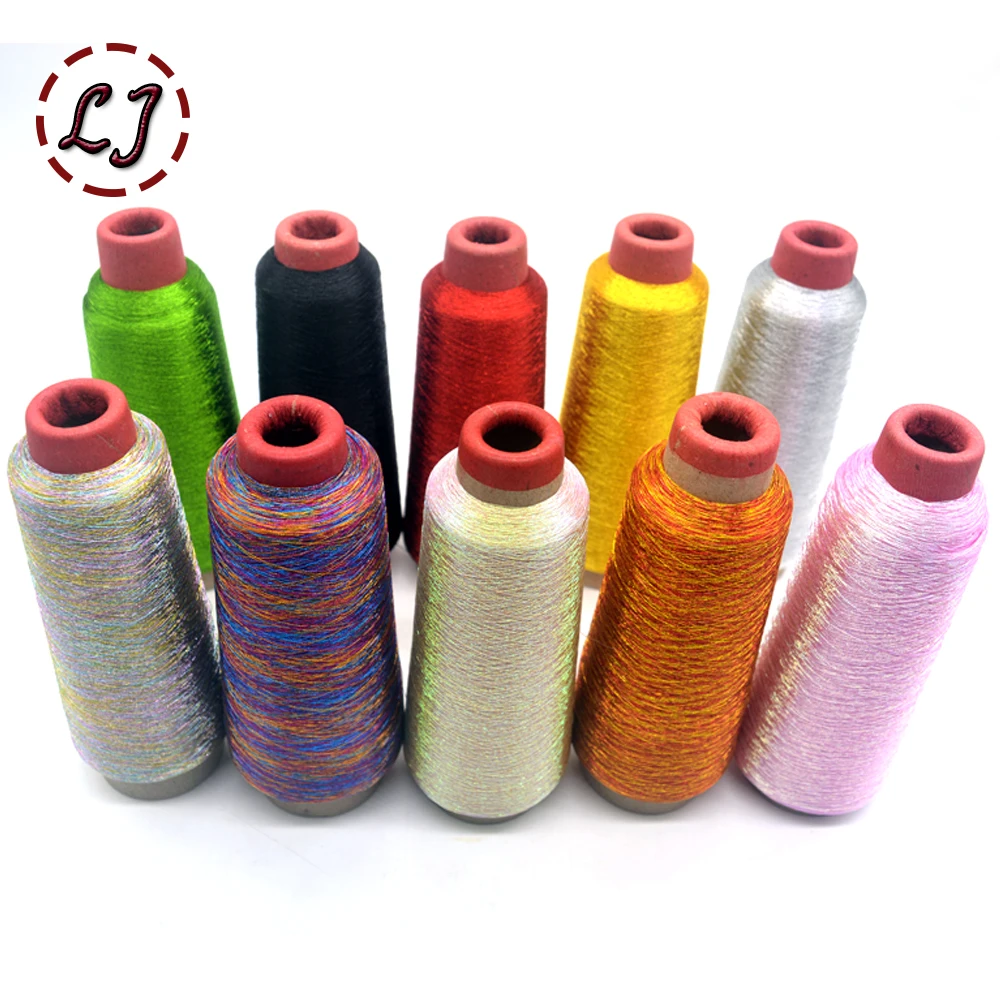 Hot sale 3200M/Roll DMC Metallic Embroidery Crochet Knitting Yarn Cross Stitch Metallic Yarn Threads Sewing accessory diy