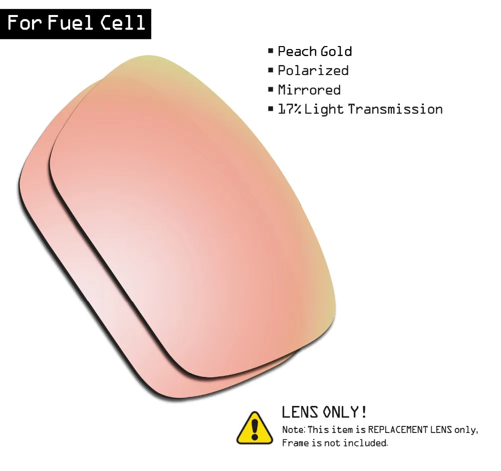 

SmartVLT поляризованные солнцезащитные очки, Сменные линзы для топливных элементов Oakley-Персиковое золото