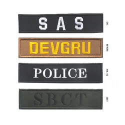 3D wysokiej jakości 100% łaty do haftu GSG-9/bezpieczeństwo/ALFA/U.S.SOCOM/DEVGRU/SAS łatki Army Fans Series Patch