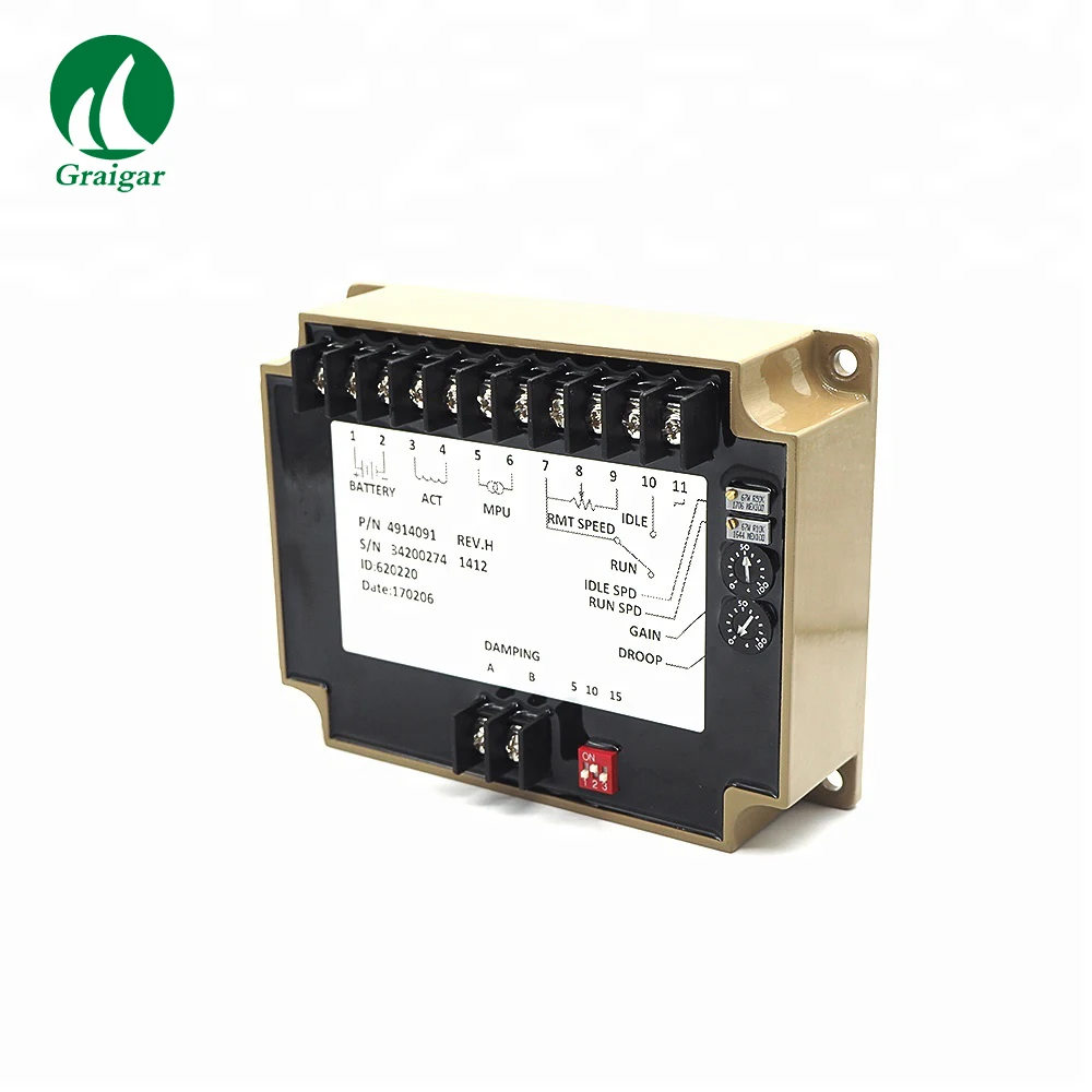 Electronic Control Unit 4914091 Diesel Engine Governor for Genset Generator Parts Diesel Speed Control Board Mechanical Engine S