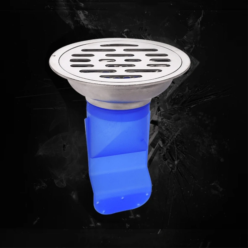 

Высокое качество 9 см сток в полу из нержавеющей стали Ванная комната Кухня Душ двойной анти-запах пол сливное круглое отверстие для ванны