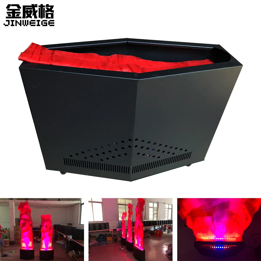 Free Shipping 36pcs 10mm Leds 1.8meters Silk Fake Fire Flame Machine Effect Equipment Nightclub Dj Disco Lighting