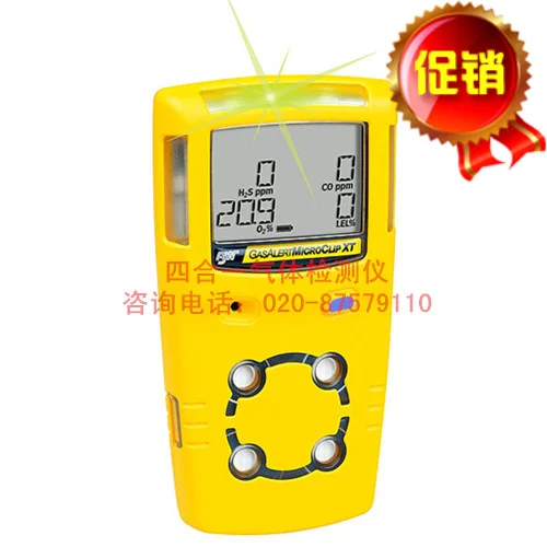 BW series genuine MC2-4 four in one gas detector for combustible oxygen hydrogen sulfide carbon monoxide