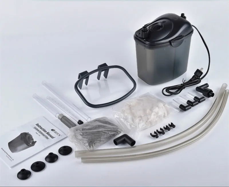 

3w 200L/H Silent Aquarium External Filter Fish Tank Filter Canister With Filter Media Suit For Aquarium Tank 50cm