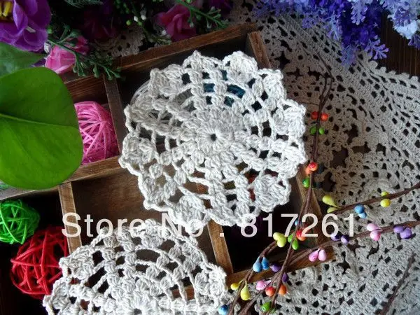 Frete grátis europeu zakka 20 pi/lot placemat rendas doilies com flor para decoração de casamento coaster cup pads como acessórios