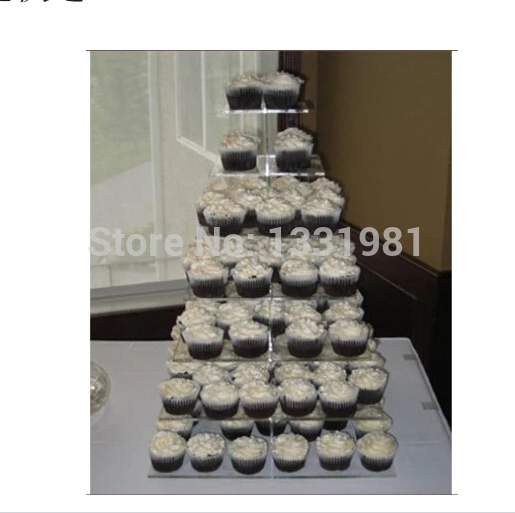 

Packages mailed the new American luxury acrylic cake wearing wedding birthday cake elegant adornment tier 7