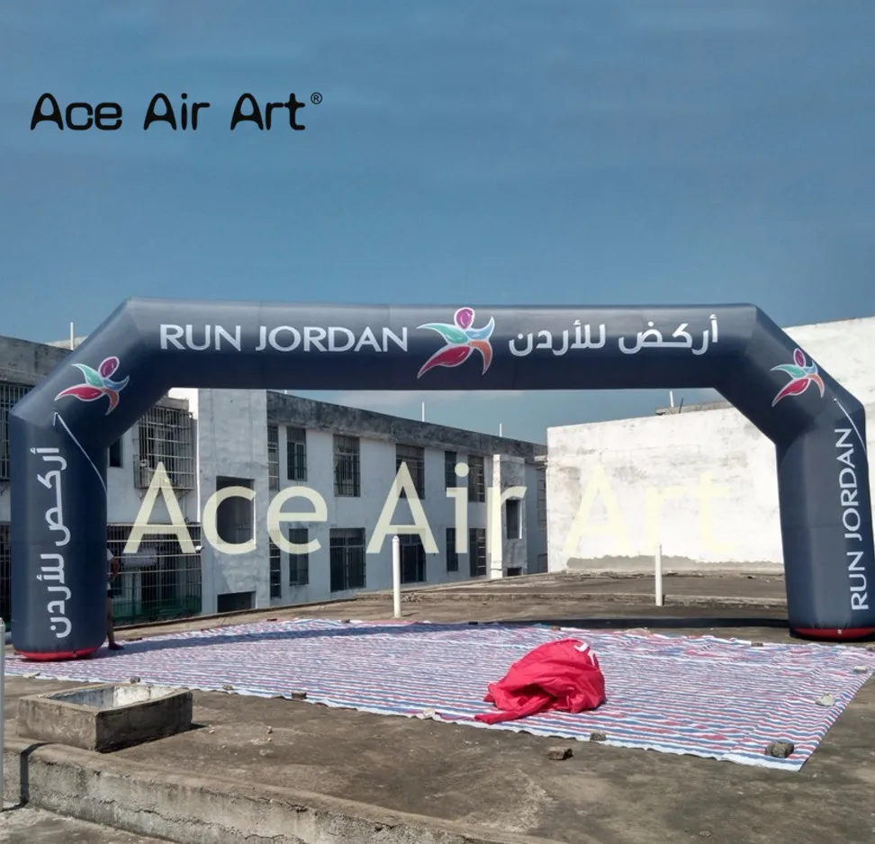 Memorable 10x4m Inflatable Running Entrance Archways Start Finish Line for Sale by Ace Air Art