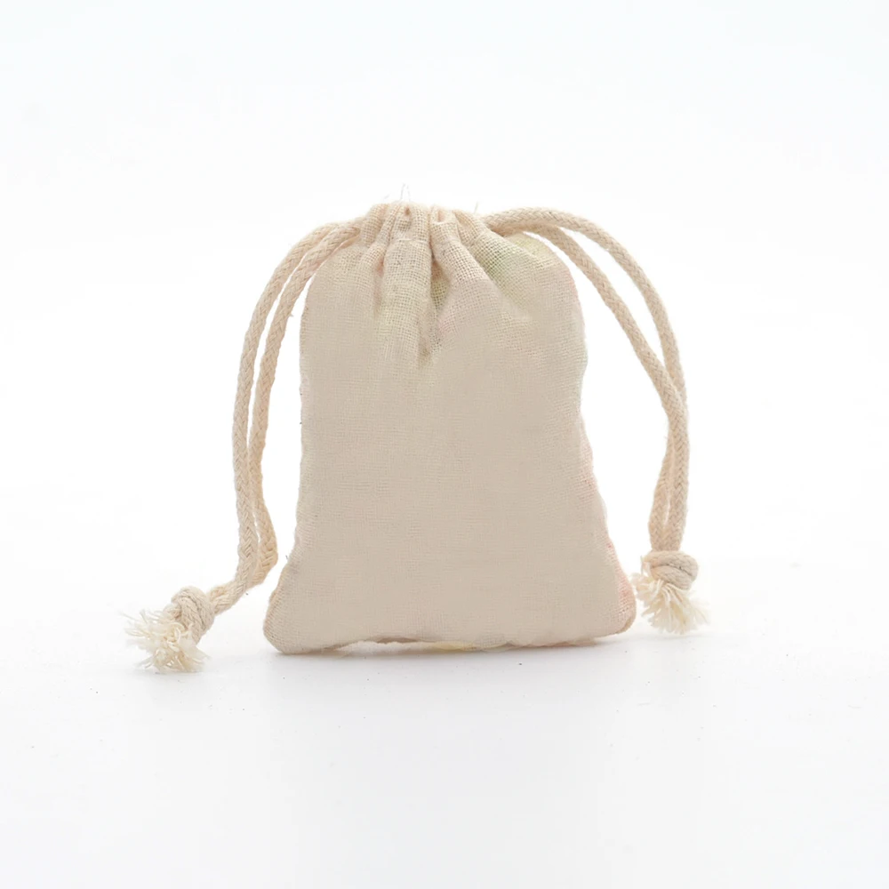 50 Cotton Muslin Bag Organic Premium 2.7