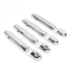 Car Exterior Door Handle Cover For Hyundai Accent Solaris Verna 2006 2007 2008 2009 2010 Chrome Moldings Trim