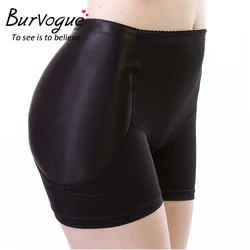 Burvogue calcinha modeladora de quadril, roupa íntima para mulheres, modelador da bunda, com bojo acolchoado