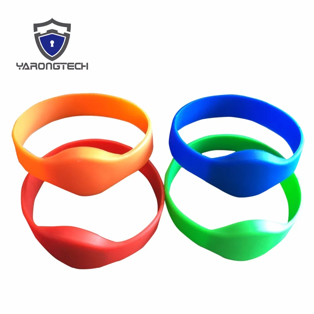 rfid wristband 125khz silicone em4100 tk4100 chip bracelet (pack of 5)