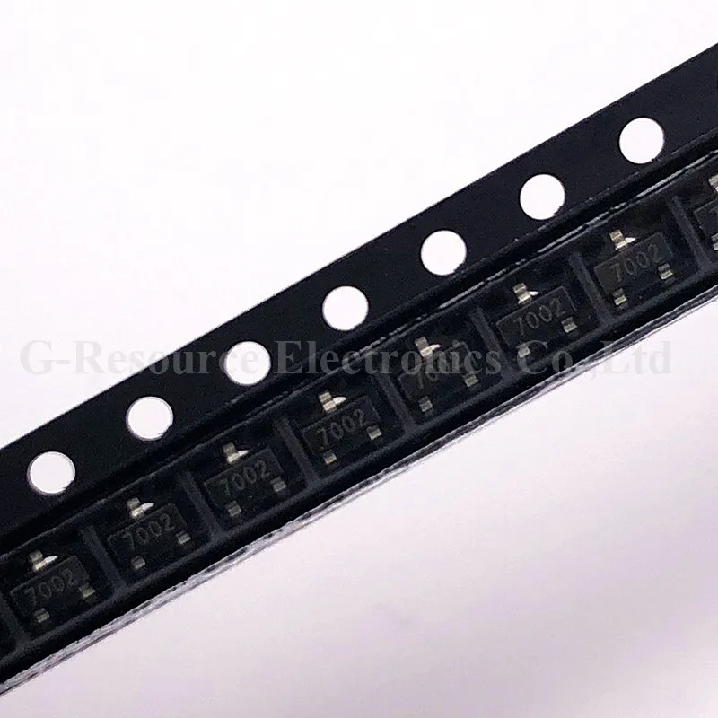 (100Pcs) 2N7002 7002 Sot-23 Smd Mosfet N-Channel Triode Transistor 2N7002LT1G S0T23