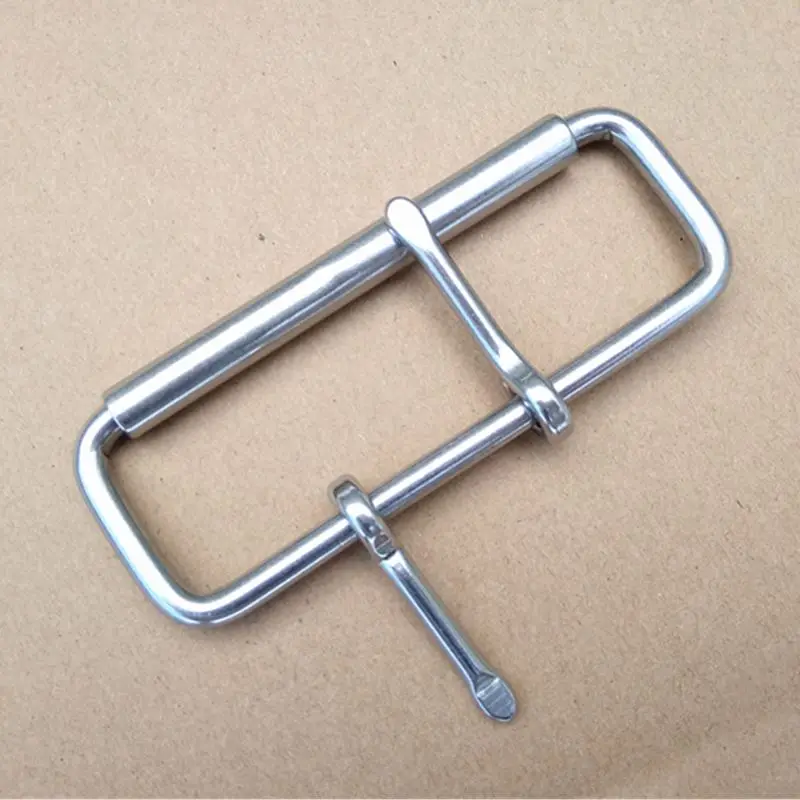 5 Buah Stainless Steel Double Pin Gesper Aksesoris Garmen Tas Pengencang Angkat Besi Sabuk Gesper dengan Roller 4 Inch