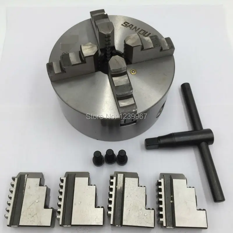 

80mm 4Jaw Independent Lathe Chuck K12-80(G) 3'' Self-centering Chuck for CNC Lathe Drilling Milling Machine