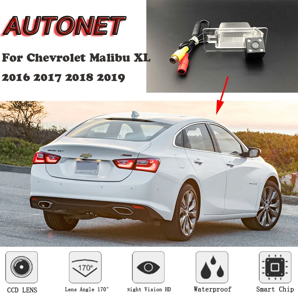 

AUTONET Backup Rear View camera For Chevrolet Malibu XL 2016 2017 2018 2019 Night Vision/license plate camera/parking Camera