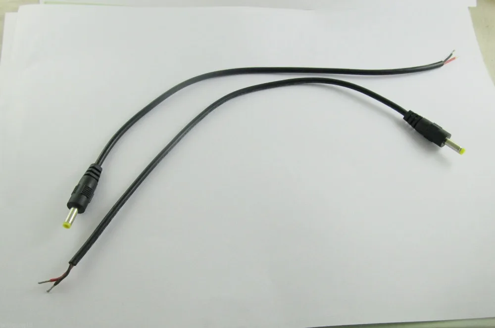 CCTV DC 전원 플러그 수 커넥터 5 개, 4.0x1.7mm 수 소켓 코드 케이블 30cm