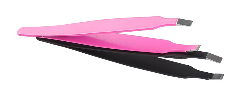 Augenbraue Forcep Pinzette Schönheit Werkzeuge Make-Up Pinzette Flache Spitze Für Falsche Wimpern Haarentferner Clip Gesichts Gesicht Nase Werkzeug Verkauf