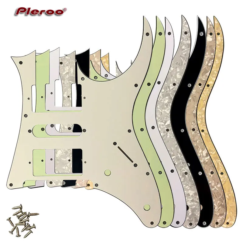 

Pleroo Great Quality Electric Guitar Parts - For MIJ Ibanez RG350 EXZ Guitar Pickguard Humbucker HSH Pickup Scratch Plate