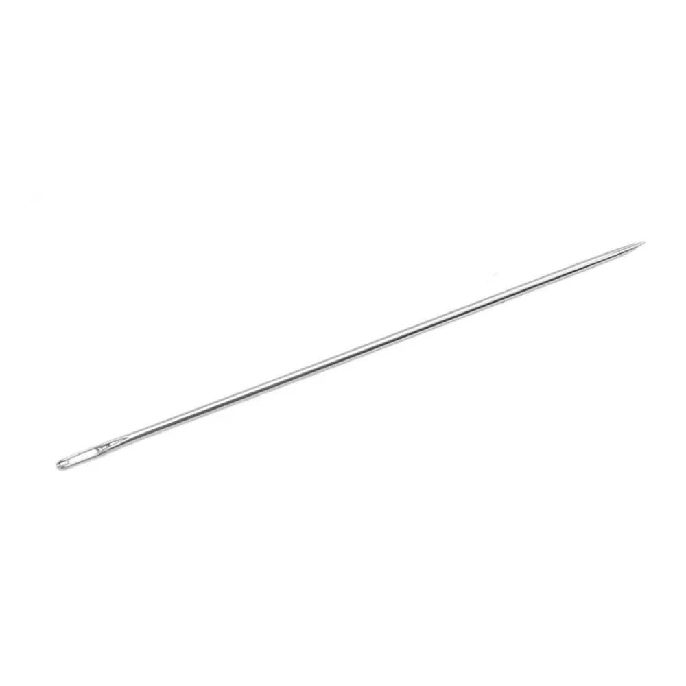 50Pcs Silver Tone Large Eye Darning Needle Sewing Crafts Accessories 6.8cm   AA7380 image 4