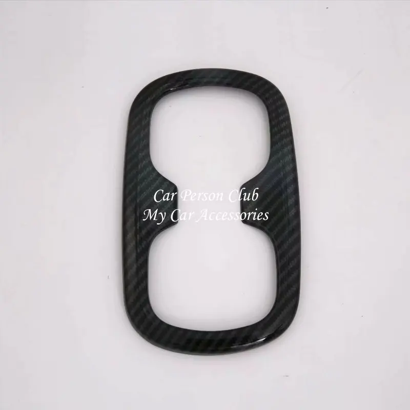 For Toyota Corolla 2019 2020 Rear Row Water Cup Holder Frame Cover Trims Carbon Fibre Sticker Decoration Car styling Accessories