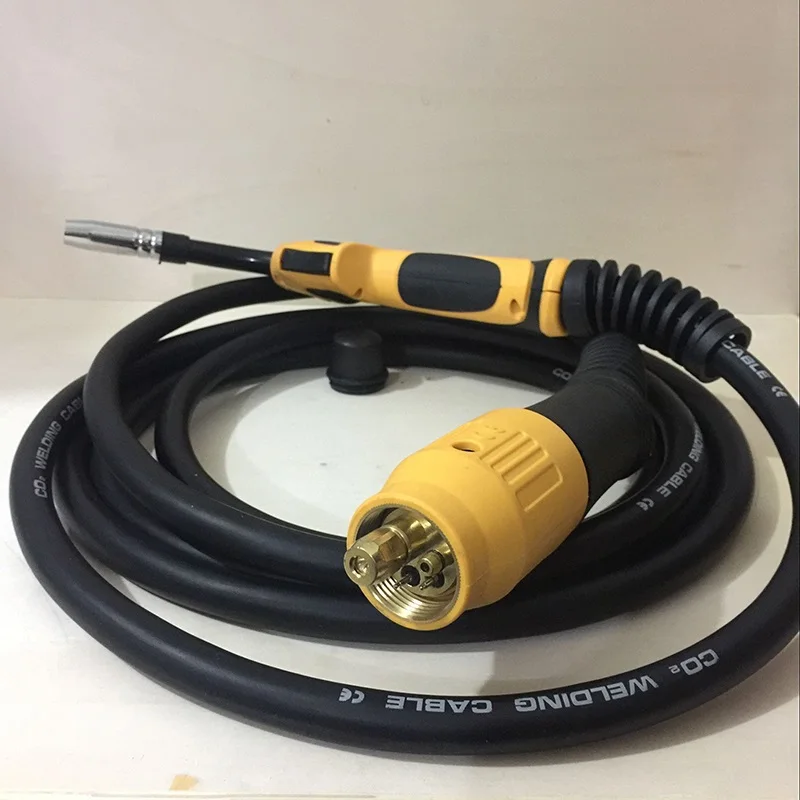 180A 15AK MIG Torch MAG Welding Gun 3M/5M wedling torch Air-cooled Euro Connector for MIG MAG Welding Machine