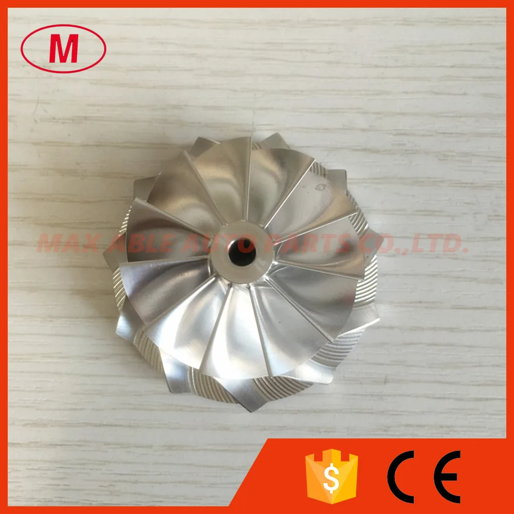 TD04HL 19T  46.02/58.00mm 11+0 blades  49189-X Turbocharger milling/aluminum 2618/billet  compressor wheel