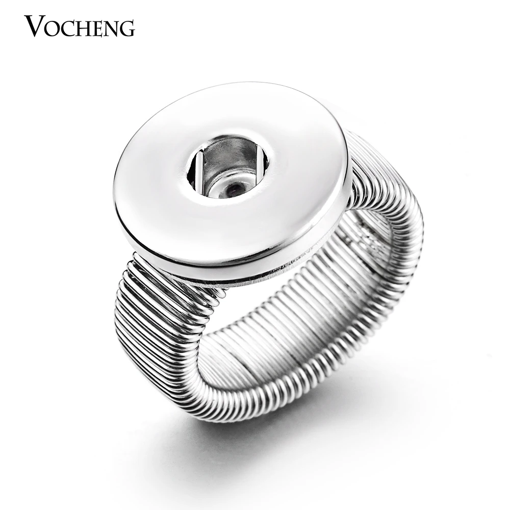 

Wholesale 10PCS/Lot DIY Vocheng Snap Button Charms Ring Fit 18mm Jewelry NN-276*10 Free Shipping