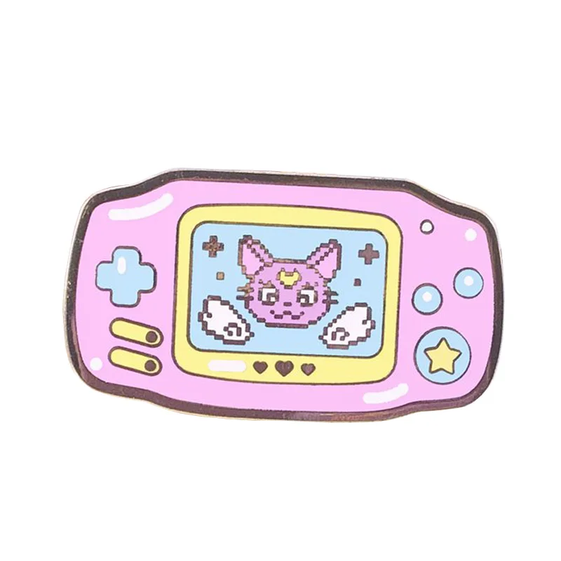 Kawaii Gameboy Advance Hard Enamel Pin