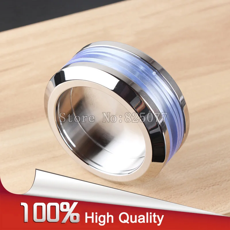 1PCS 304 Stainless steel round handle for bathroom sliding door invisible handle ED57