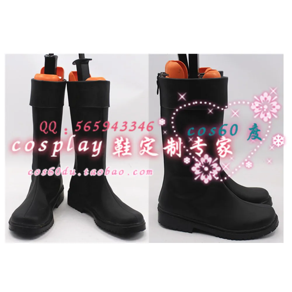 Green Arrow Stephen black Anime Boots Cosplay Shoes S008