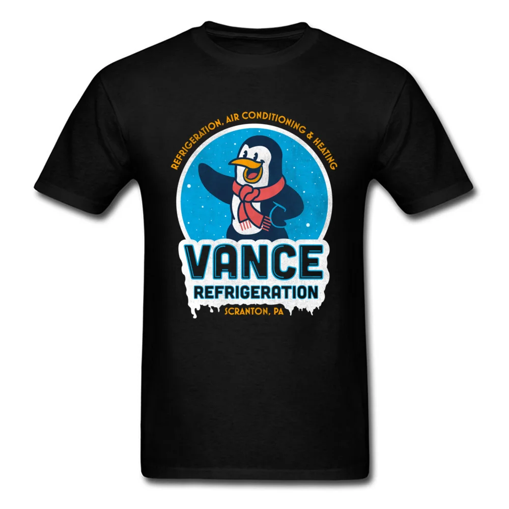 Men Tops T-Shirt 2024 New Arrival Fashion Casual Short Sleeved Clothing Vance Refrigeration Penguin T Shirt Cartoon 90s Tshirt